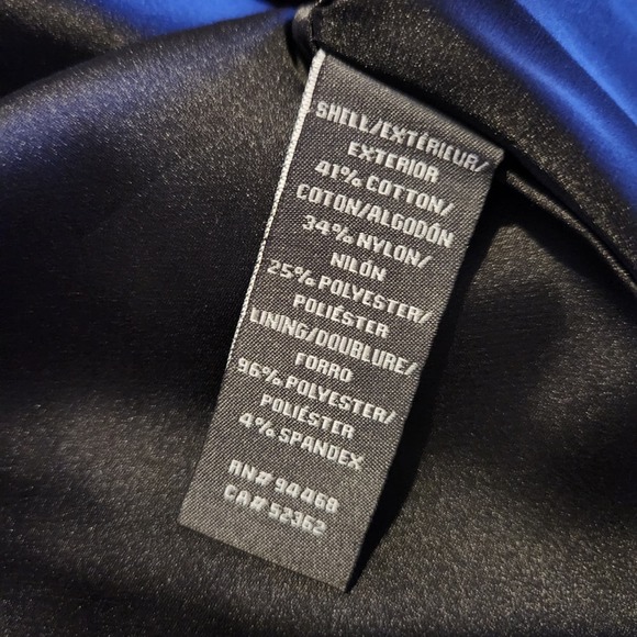 Vera Wang Jacquard floral black dress size 2 - Picture 8 of 8